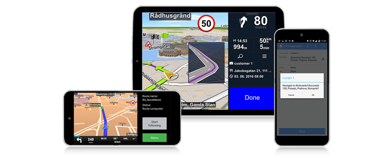 software transport navigatie profesionala