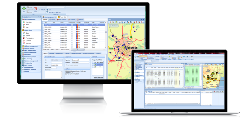 software transport planificare rute transport