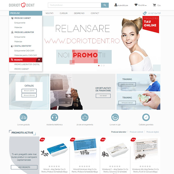 doriot dent implementare ecommerce romania magazin online