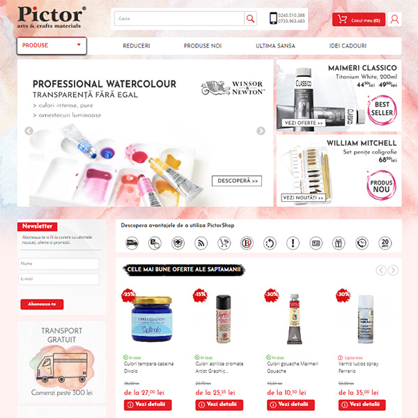 pictor shop implementare ecommerce romania magazin online