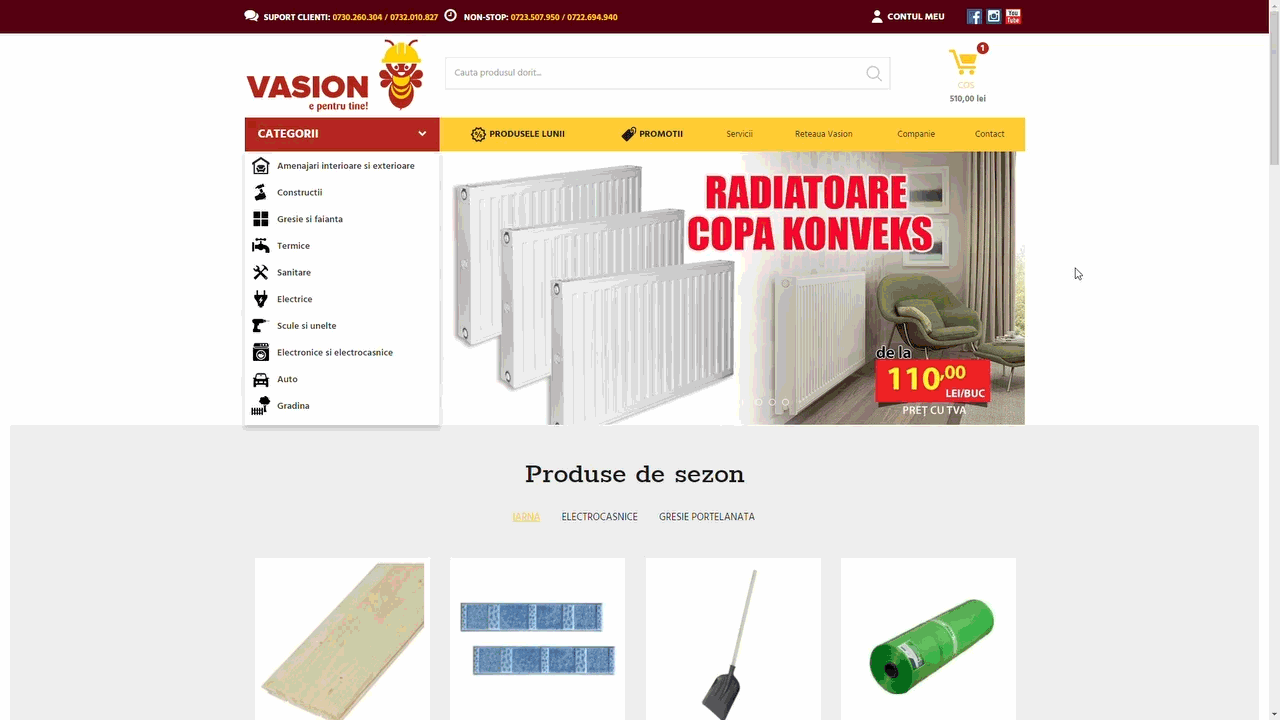 vasion e-commerce platforma b2b