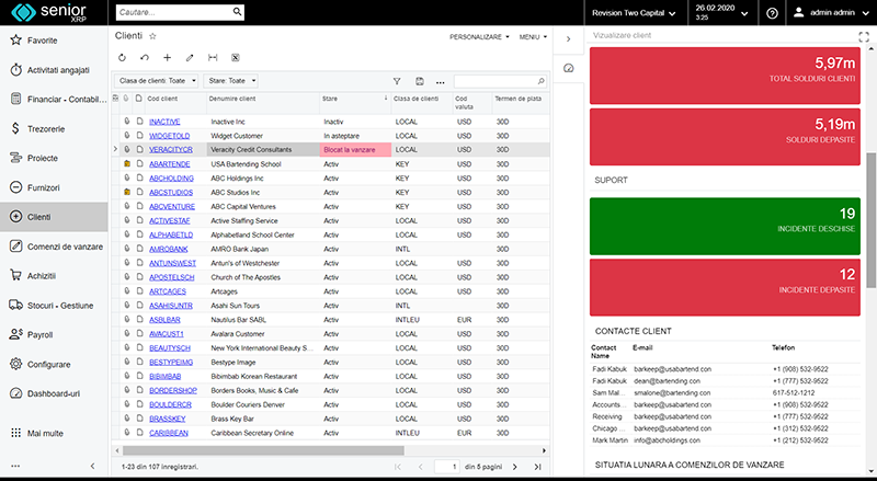 Exercitii financiare - contabilitate software erp