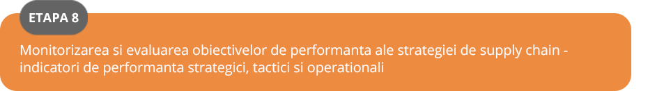 Etapele stabilirii strategiei lantului de aprovizionare scheme etapa 8