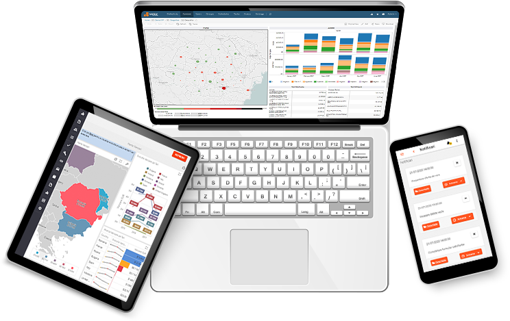 Exemple de sisteme software din Romania - ERP, SFA, BI, B2B